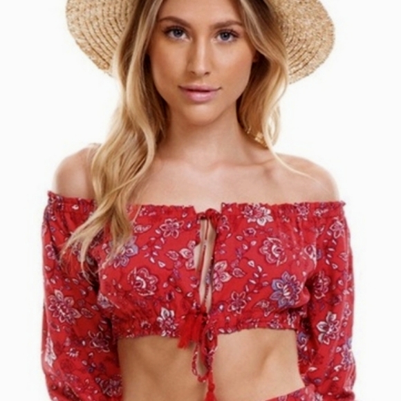 MINKPINK Boho Crop Top - Like New - Picture 4 of 9
